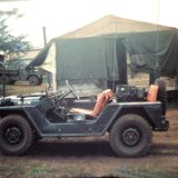 "Jeep at the Ready - ABtry 6/27th Arty - Quan Loi - April 1968"